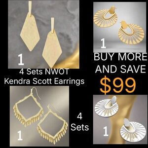 Authentic Kendra Scott Special Promotion Bundle Earrings Sets To Buy Now & Save